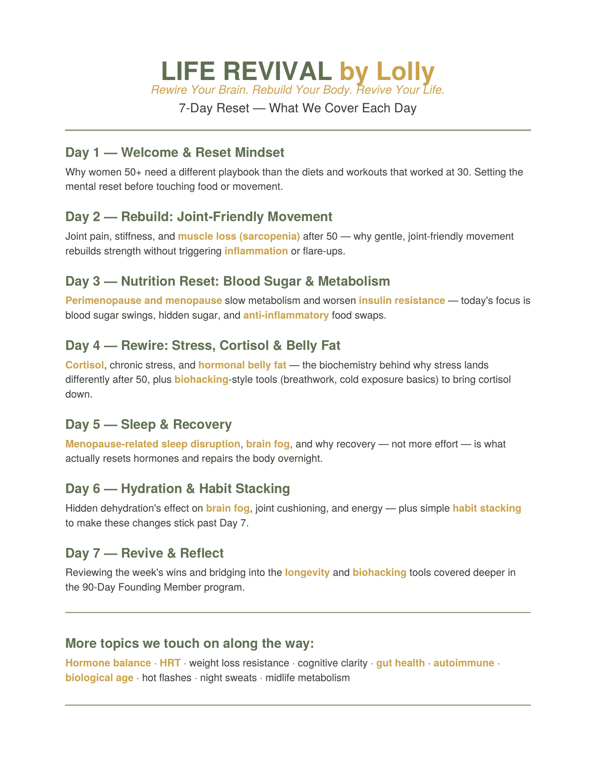 7 Day Reset Starts 9/28/26